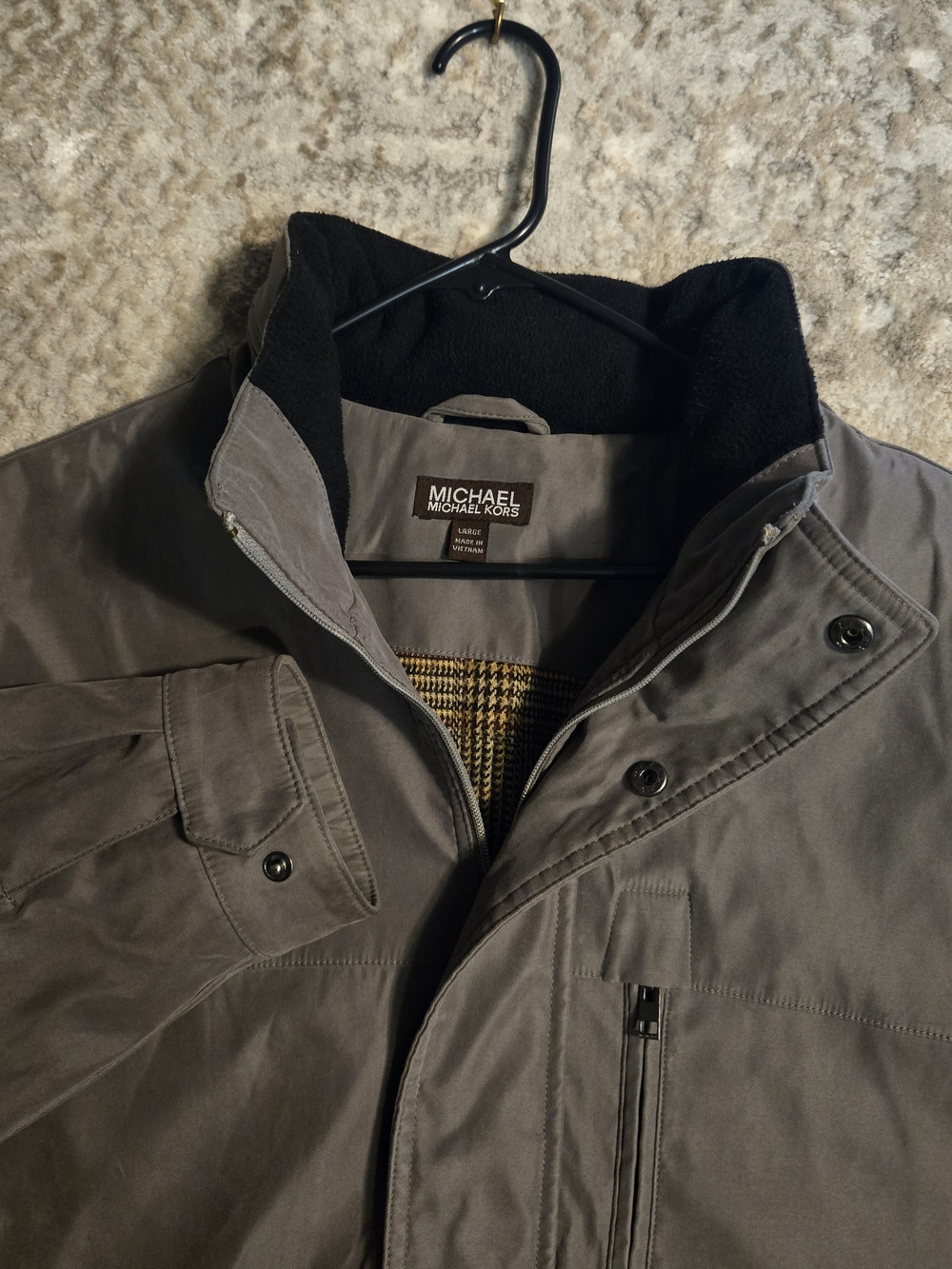 Michael Kors Men's Gray Field Jacket